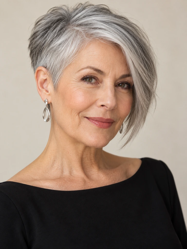 45 Best Wash and Wear Haircuts for Women Over 60 That Are Easy to Maintain - image 03