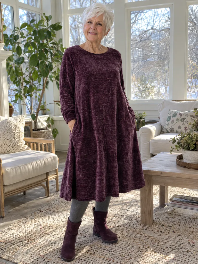 45 Warm Midi Dresses for Women Over 70 for Effortlessly Elegant Winter Style - image 04
