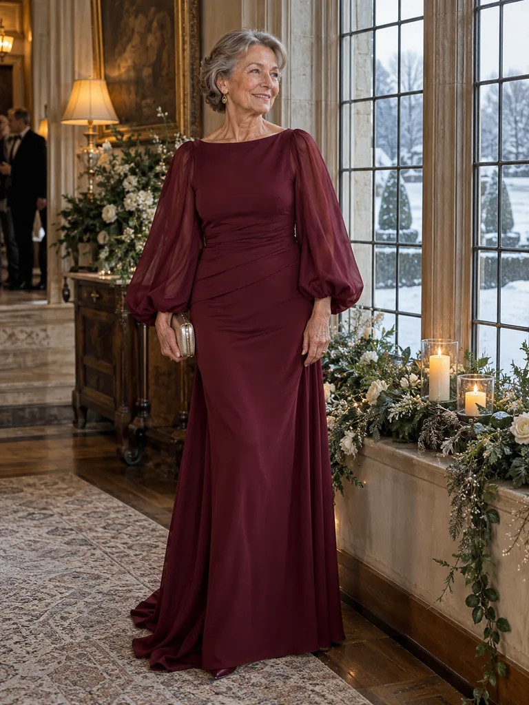 45 Classy Winter Wedding Dresses for Grandma to Look Beautiful - image 05
