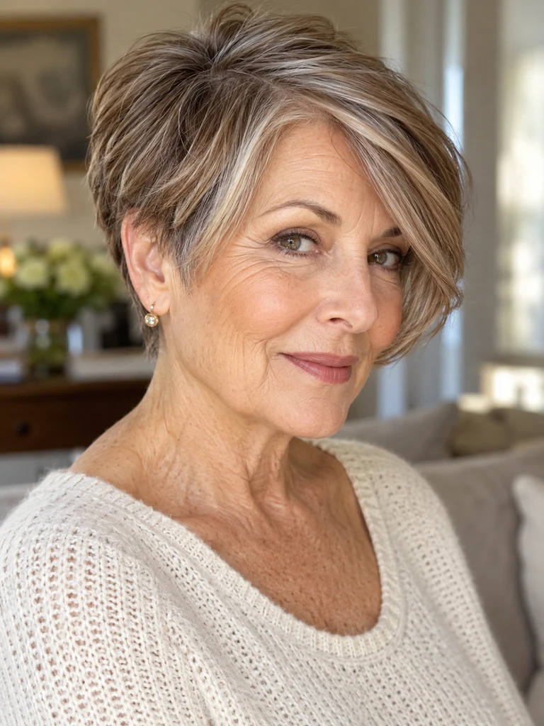 45 Feminine Short Haircuts for Women Over 60 That Feel Soft, Modern, and Flattering - image 06