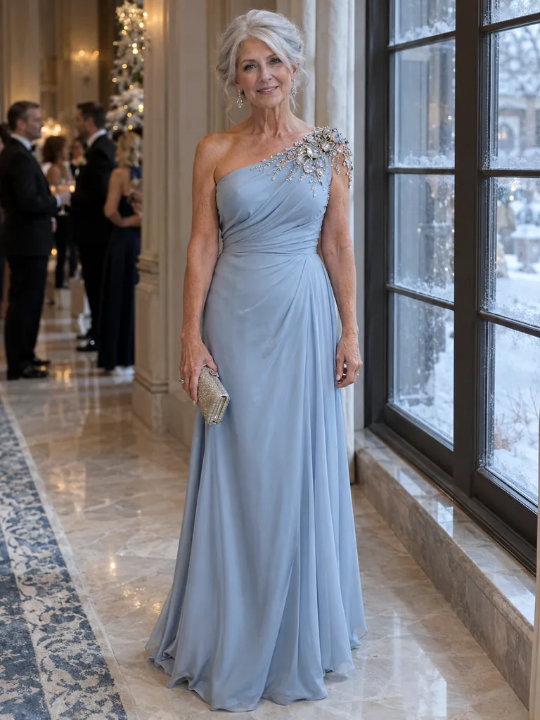 45 Classy Winter Wedding Dresses for Grandma to Look Beautiful - image 08