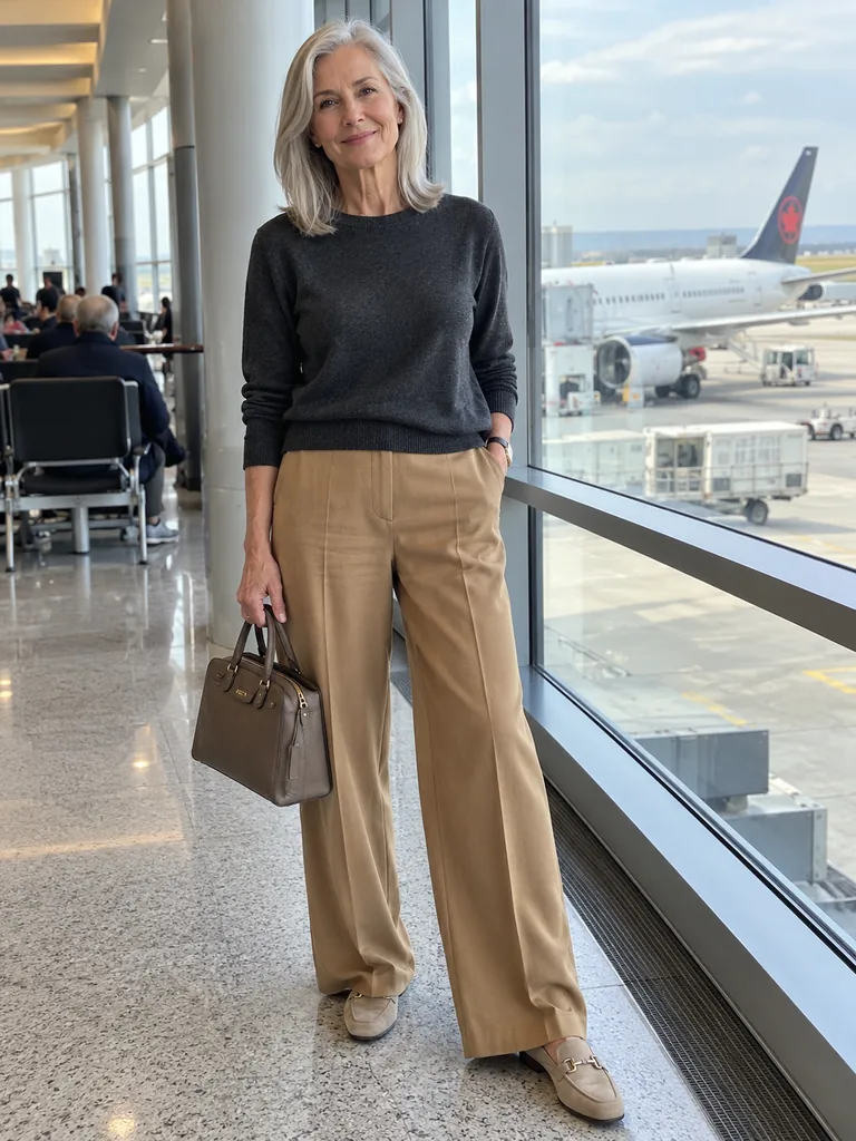 45 Chic Fall Travel Outfits for Women Over 60 for Effortless Autumn Style - image 08
