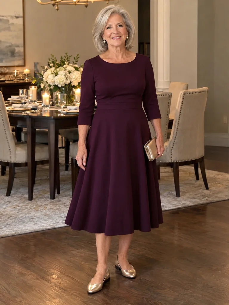 45 Classy and Comfortable New Years Outfit Ideas for Women Over 50 - image 08