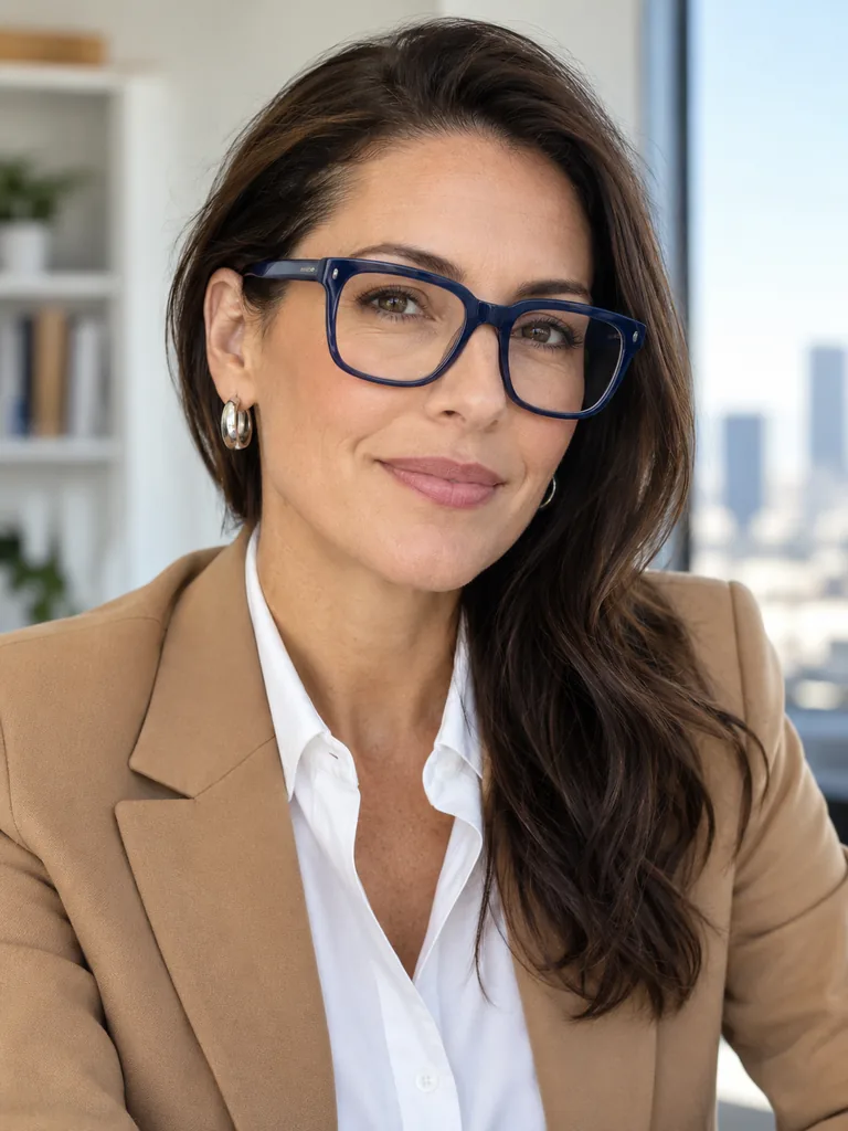 45 Gorgeous Glasses Frames for Women in 40s for Every Face Shape - image 08