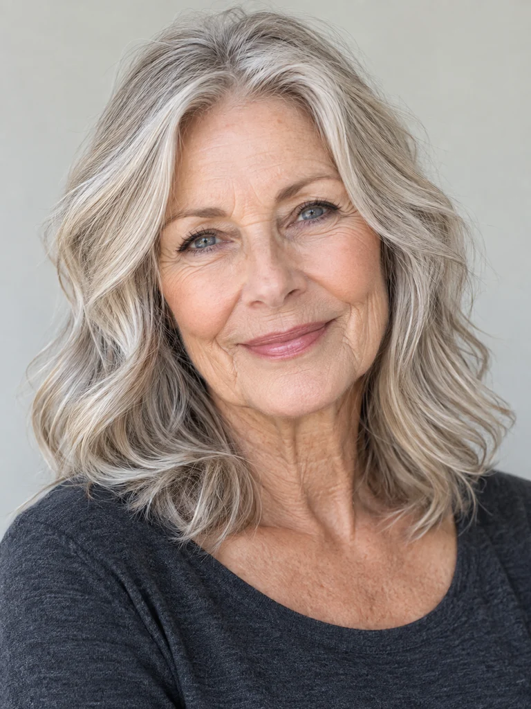45 Best Hair Colors for Women Over 60 With Medium-Length Hair - image 08