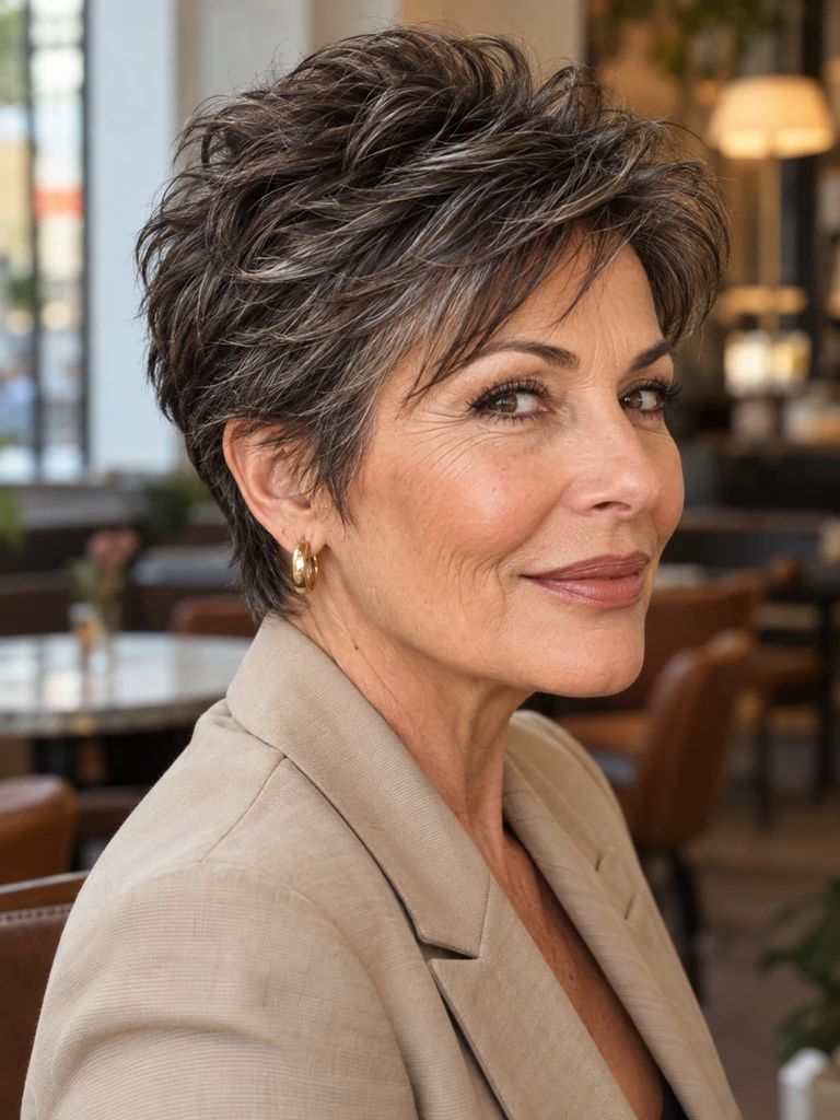 45 Feminine Short Haircuts for Women Over 60 That Feel Soft, Modern, and Flattering - image 08