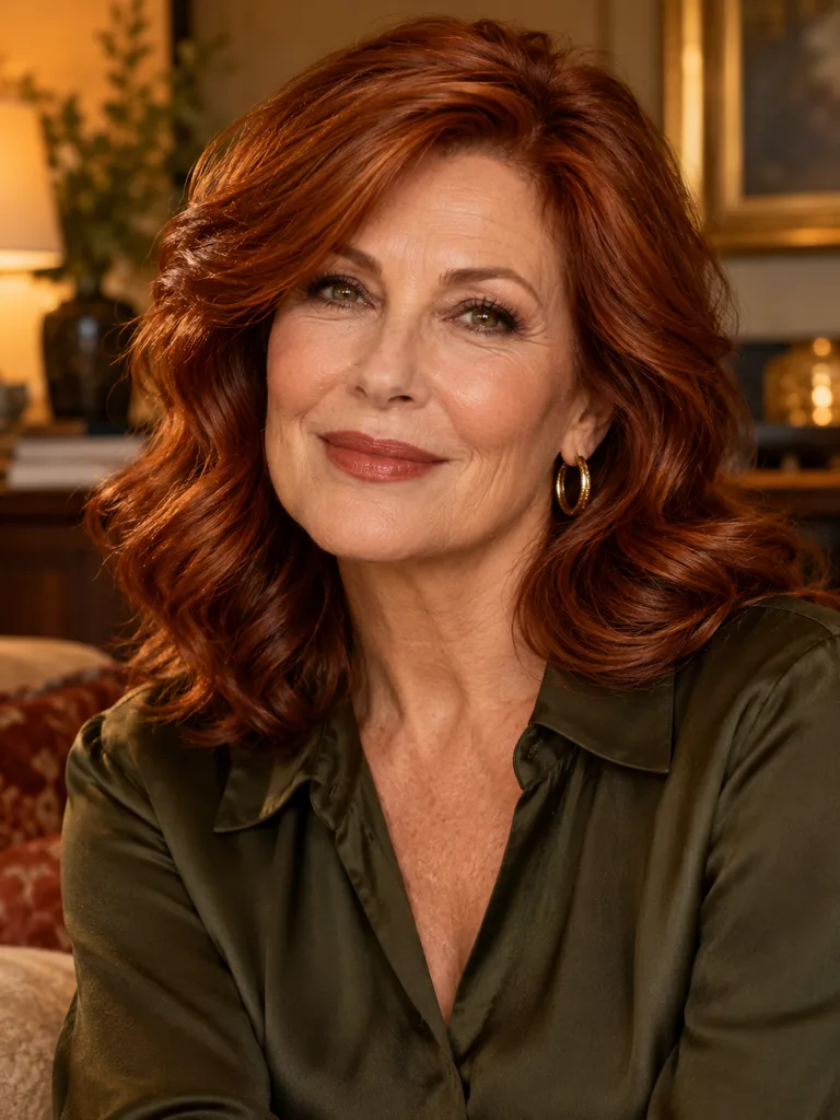 45 Stunning Red Hair Color Ideas for Older Women Over 50 - image 09