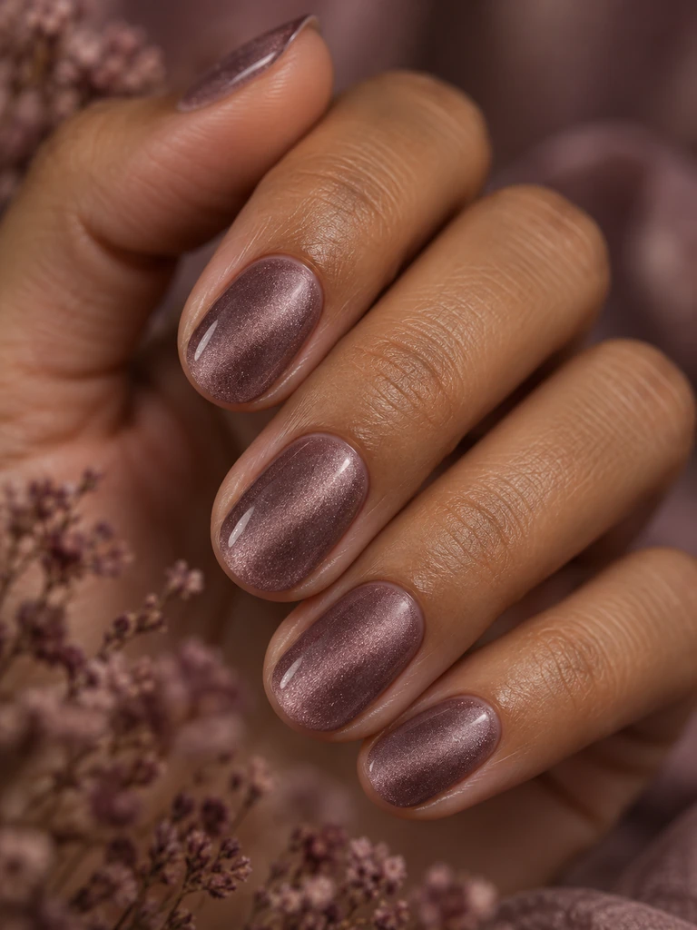 45 Dreamy Short Fall Wedding Nails for Bride With Delicate Bridal Details - image 09