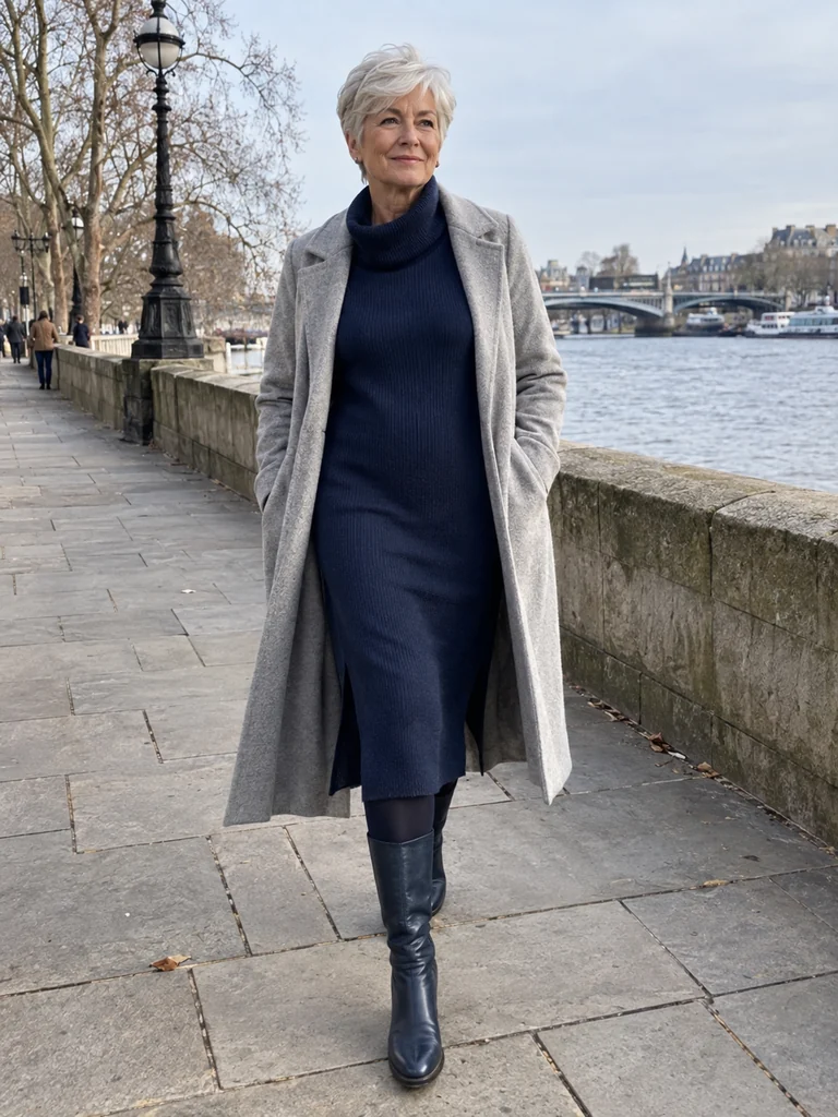 45 Warm Midi Dresses for Women Over 70 for Effortlessly Elegant Winter Style - image 09