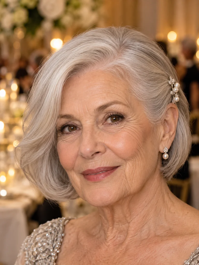45 Graceful Wedding Hairstyle for Women Over 70 Ideas Perfect for Mature Hair - image 10