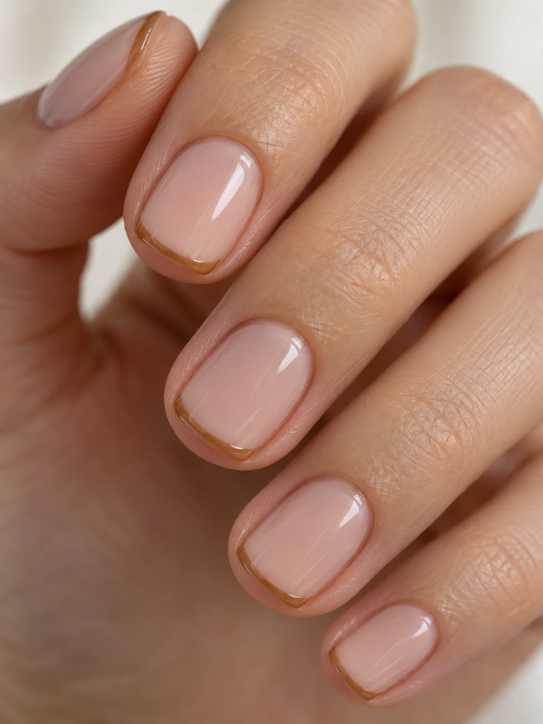45 Dreamy Short Fall Wedding Nails for Bride With Delicate Bridal Details - image 10
