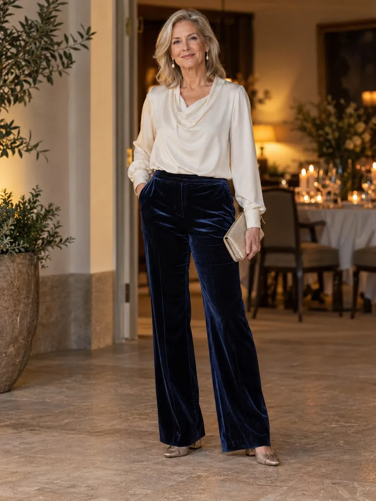 45 Classy and Comfortable New Years Outfit Ideas for Women Over 50 - image 11