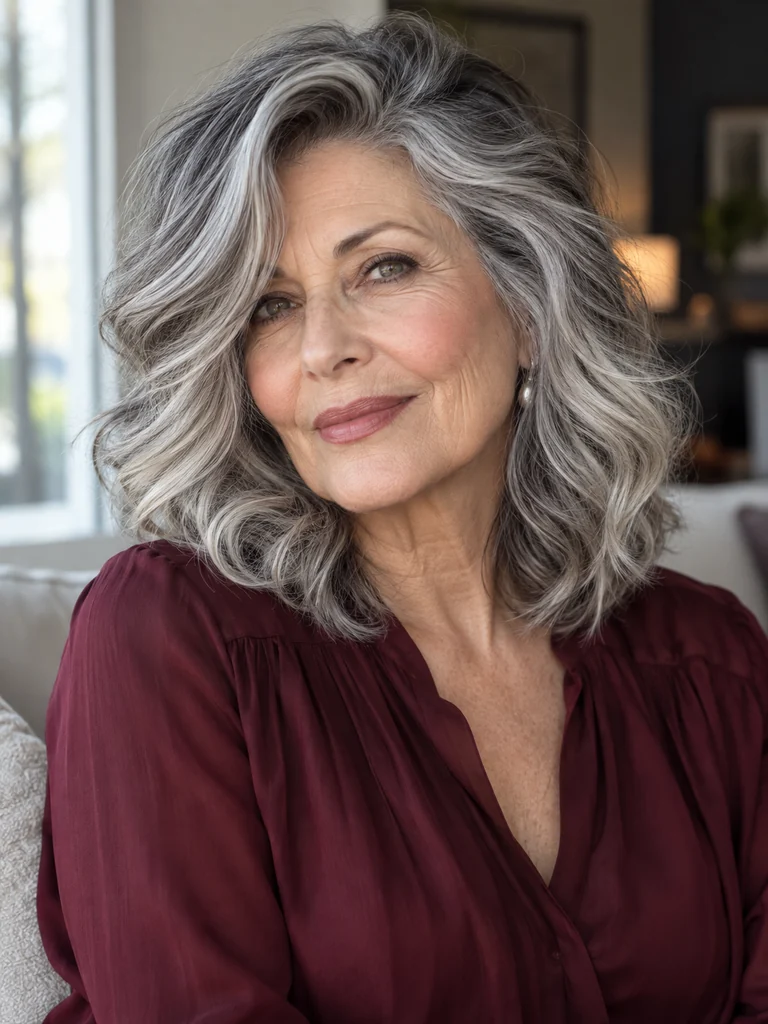 45 Best Hair Colors for Women Over 60 With Medium-Length Hair - image 12