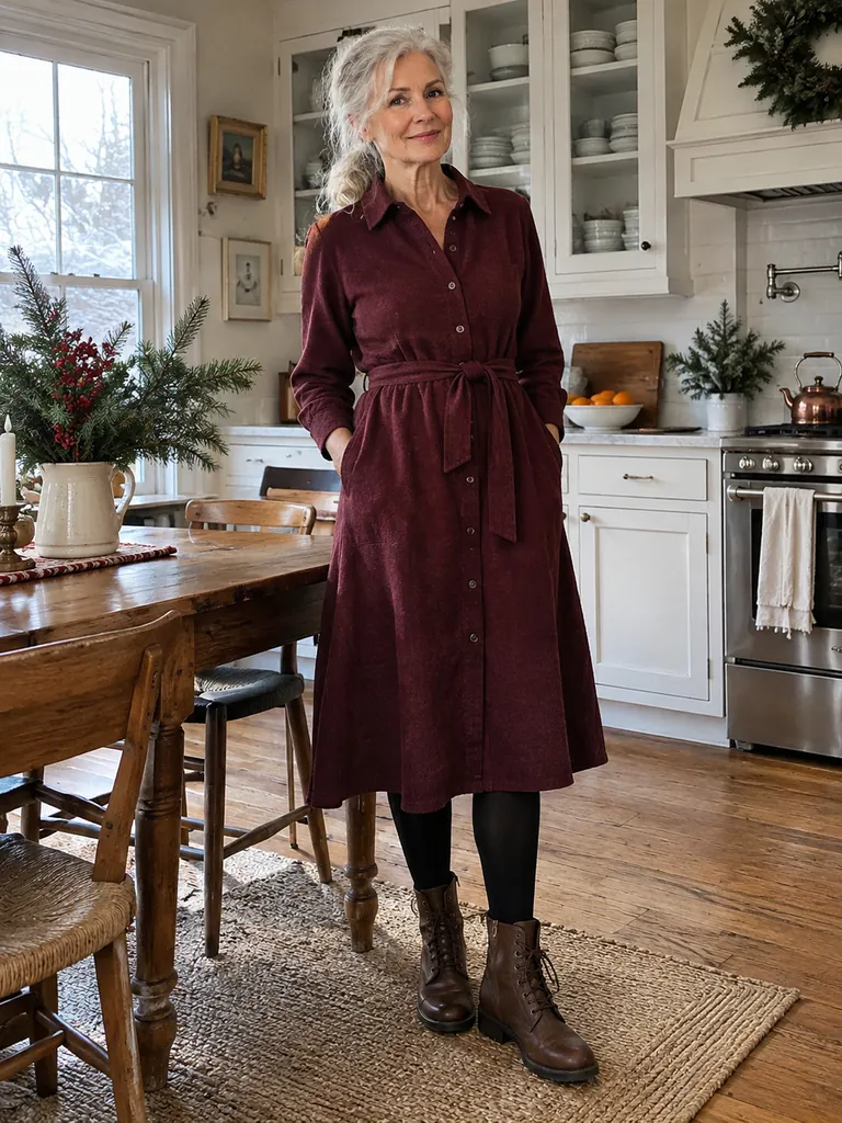 45 Warm Midi Dresses for Women Over 70 for Effortlessly Elegant Winter Style - image 12