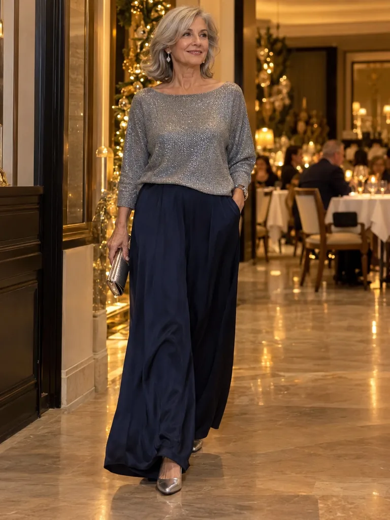 45 Classy and Comfortable New Years Outfit Ideas for Women Over 50 - image 13