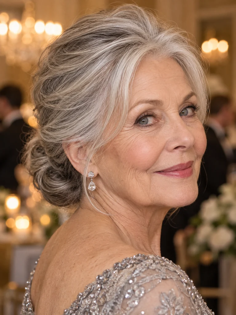 45 Graceful Wedding Hairstyle for Women Over 70 Ideas Perfect for Mature Hair - image 13