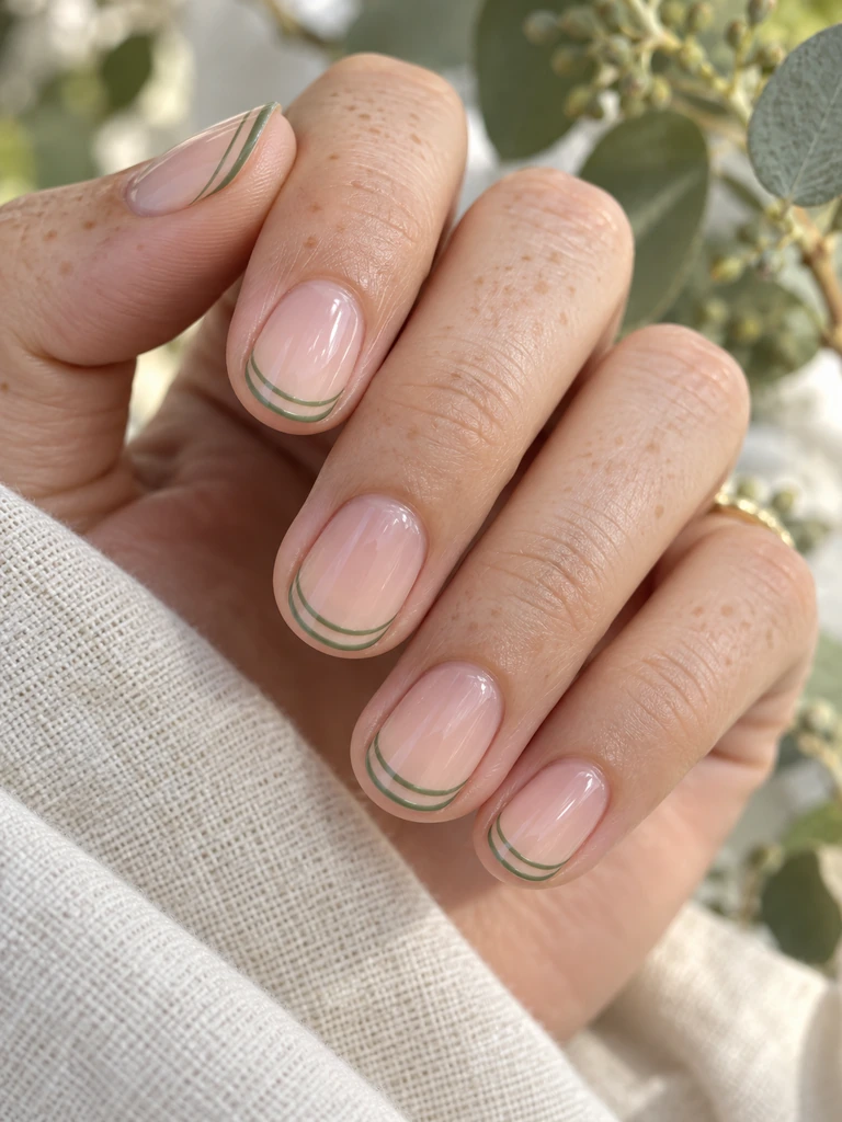 45 Dreamy Short Fall Wedding Nails for Bride With Delicate Bridal Details - image 13