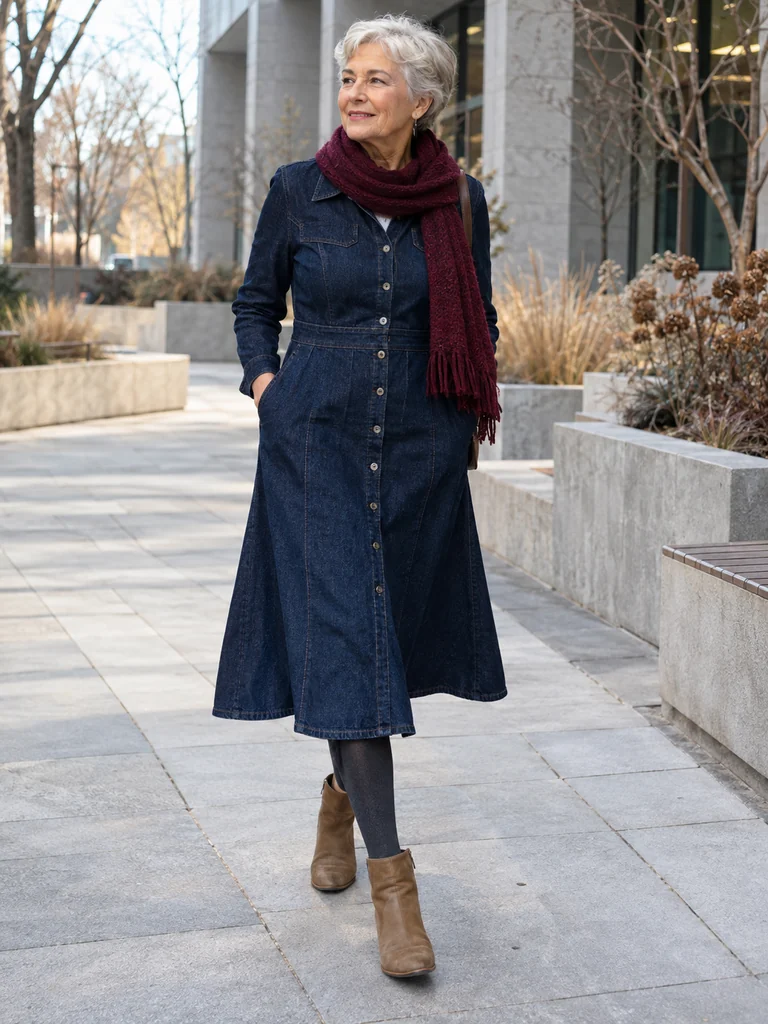 45 Warm Midi Dresses for Women Over 70 for Effortlessly Elegant Winter Style - image 14