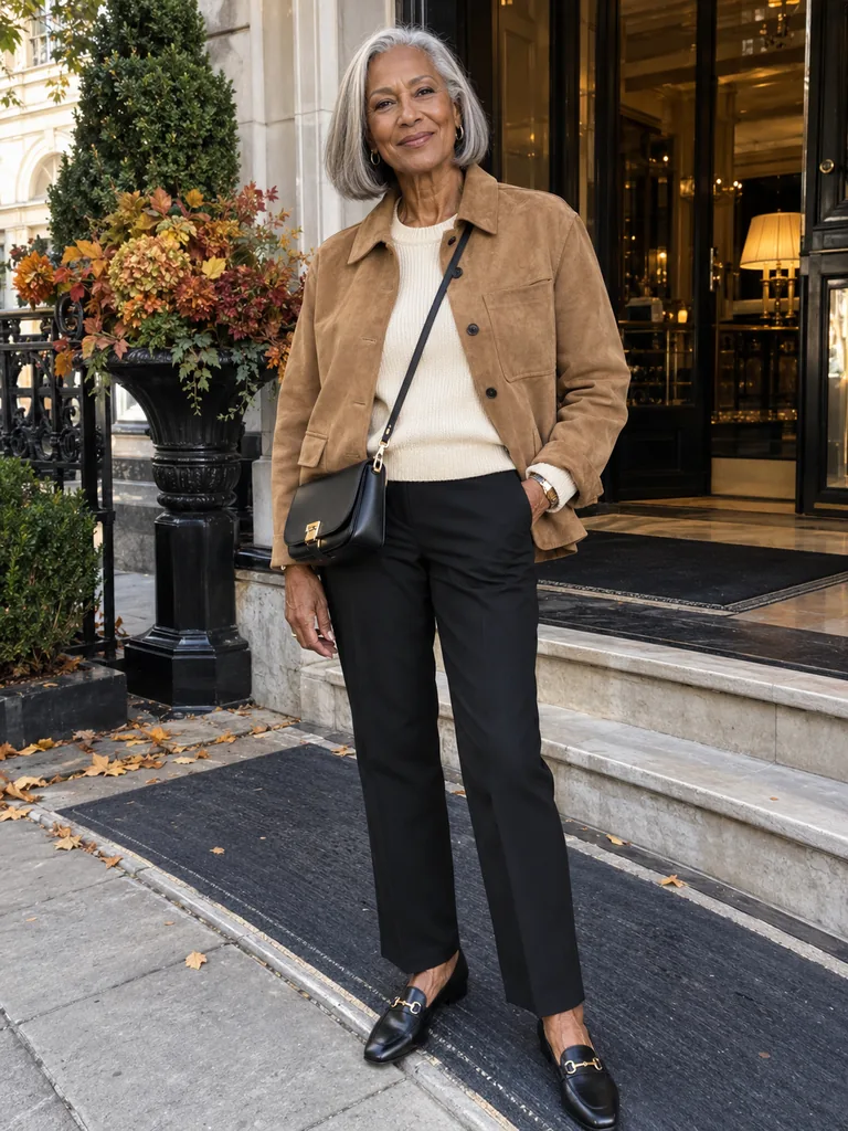 45 Chic Fall Travel Outfits for Women Over 60 for Effortless Autumn Style - image 15