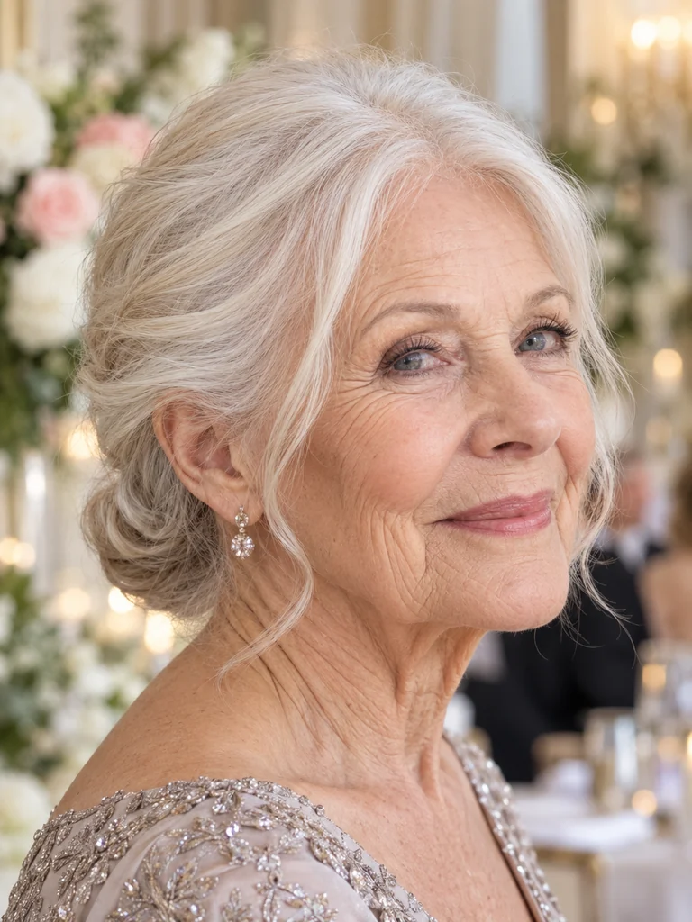 45 Graceful Wedding Hairstyle for Women Over 70 Ideas Perfect for Mature Hair - image 15