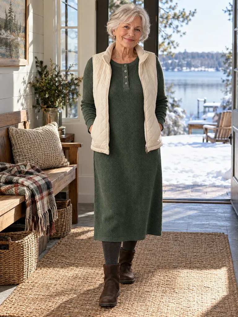 45 Warm Midi Dresses for Women Over 70 for Effortlessly Elegant Winter Style - image 15