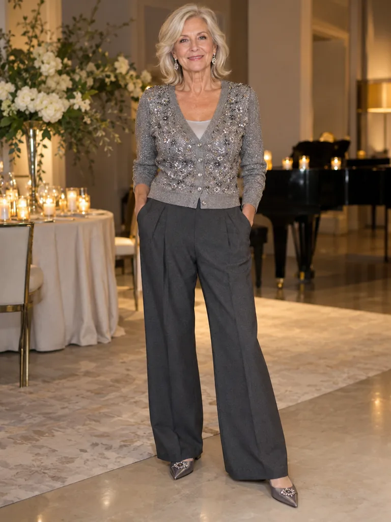 45 Classy and Comfortable New Years Outfit Ideas for Women Over 50 - image 16