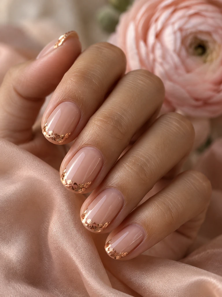 45 Dreamy Short Fall Wedding Nails for Bride With Delicate Bridal Details - image 16
