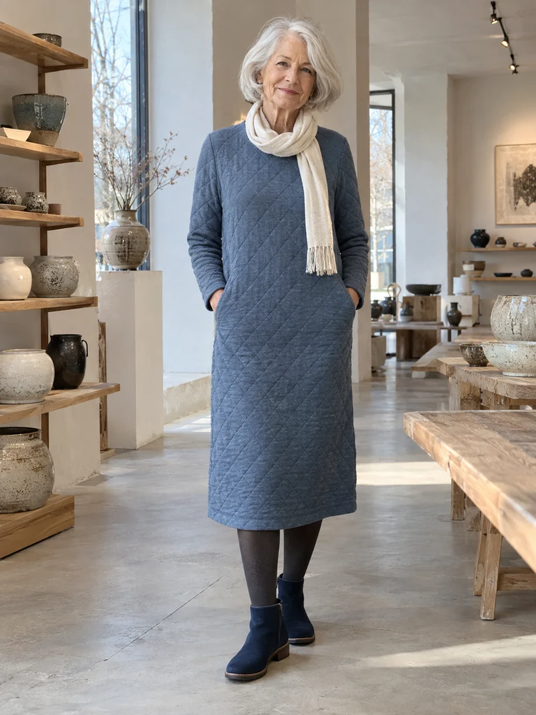 45 Warm Midi Dresses for Women Over 70 for Effortlessly Elegant Winter Style - image 16