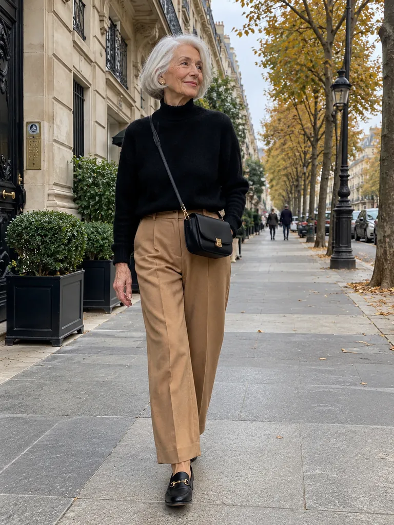 45 Chic Fall Travel Outfits for Women Over 60 for Effortless Autumn Style - image 17