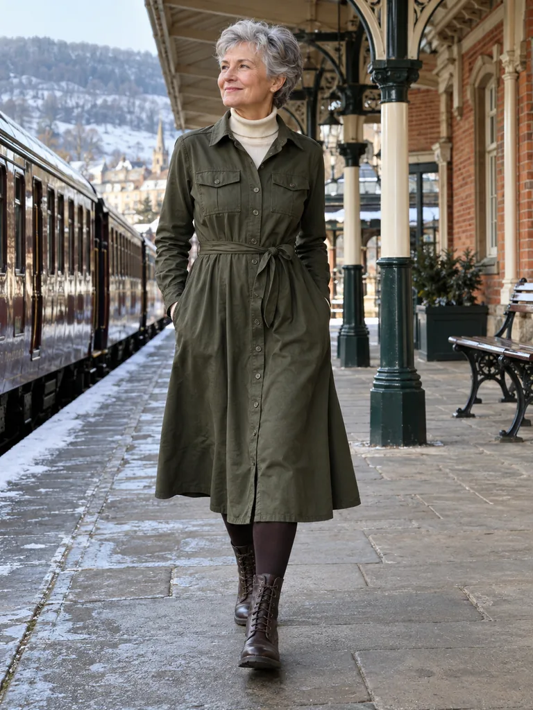45 Warm Midi Dresses for Women Over 70 for Effortlessly Elegant Winter Style - image 17