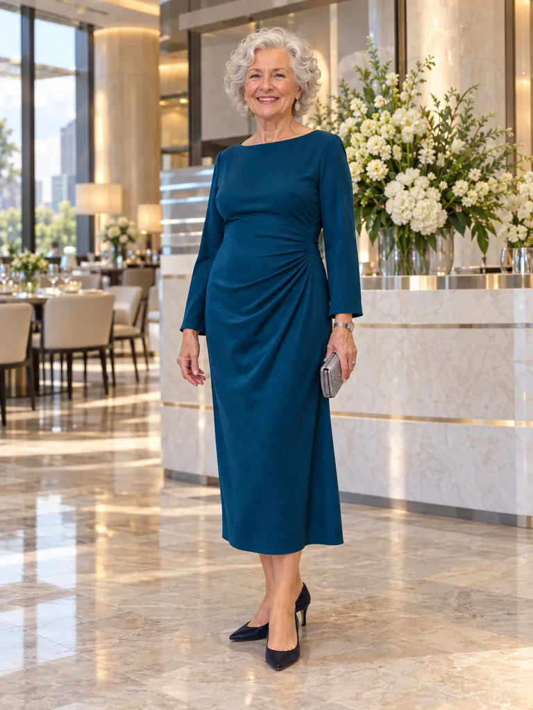 45 Classy Jewel Tone Dresses for Women Over 70 That Never Go Out of Style - image 18