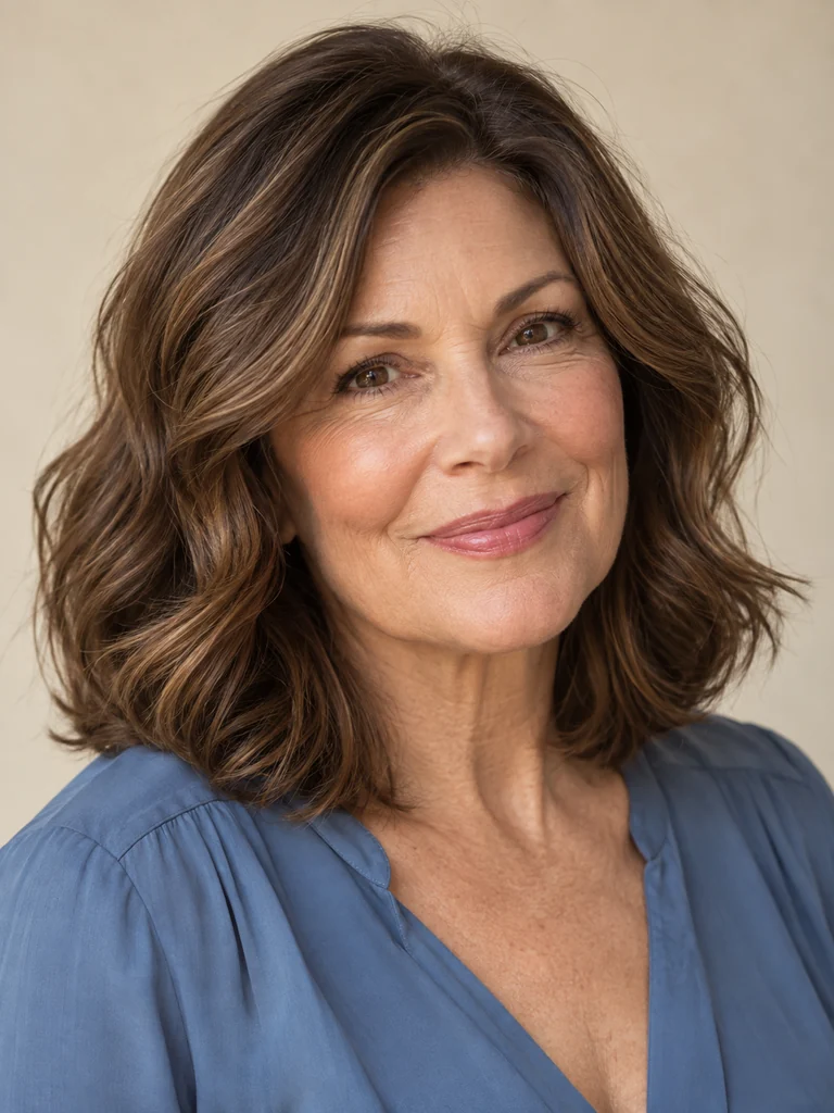45 Best Hair Colors for Women Over 60 With Medium-Length Hair - image 19