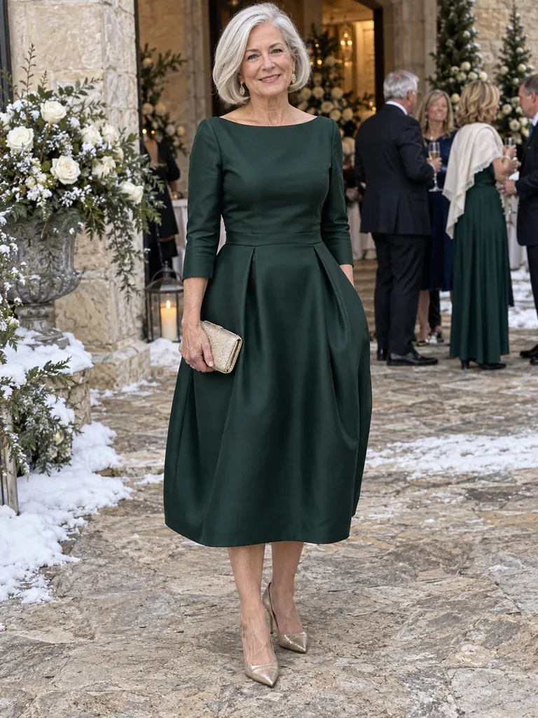 45 Classy Winter Wedding Dresses for Grandma to Look Beautiful - image 19