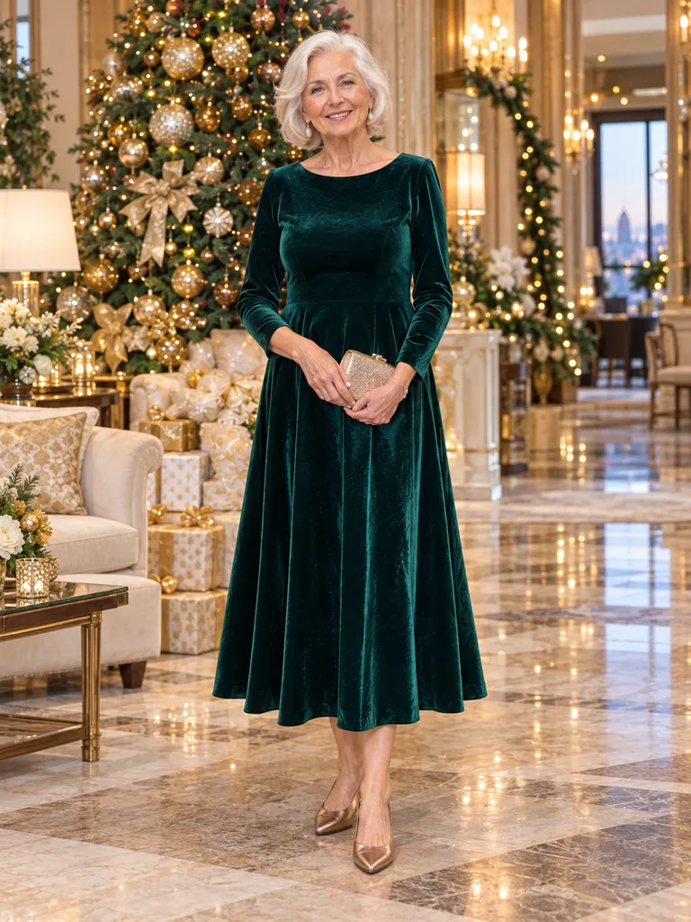 45 Classy Jewel Tone Dresses for Women Over 70 That Never Go Out of Style - image 19