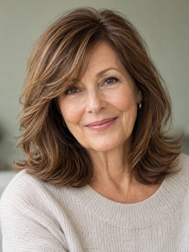 45 Best Hair Colors for Women Over 60 With Medium-Length Hair - image 20