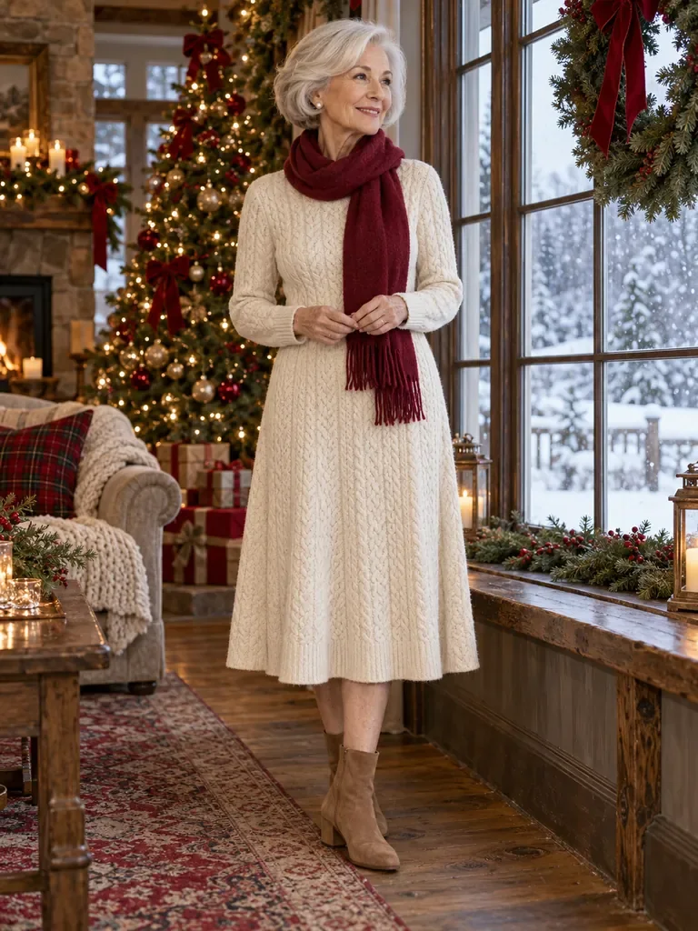 45 Petite Christmas Dresses for Women Over 70 for a Classy Holiday Look - image 20