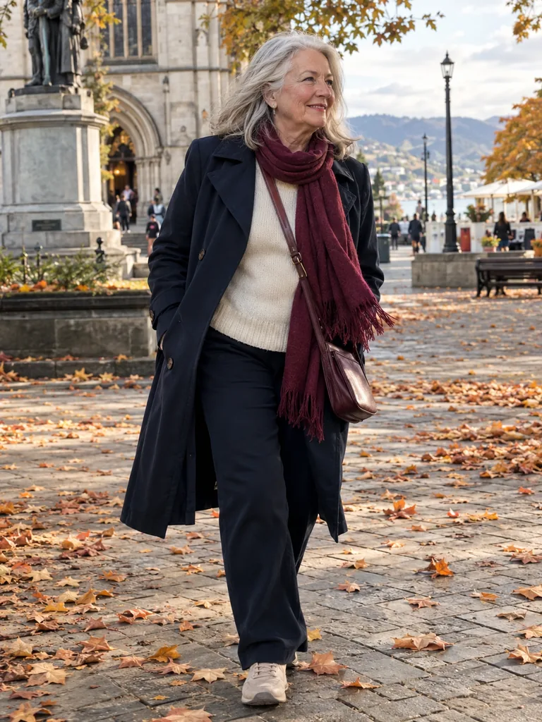 45 Chic Fall Travel Outfits for Women Over 60 for Effortless Autumn Style - image 22