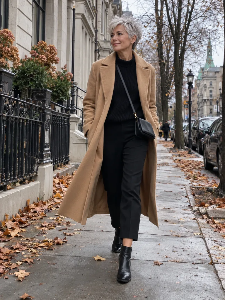 45 Chic Fall Travel Outfits for Women Over 60 for Effortless Autumn Style - image 23