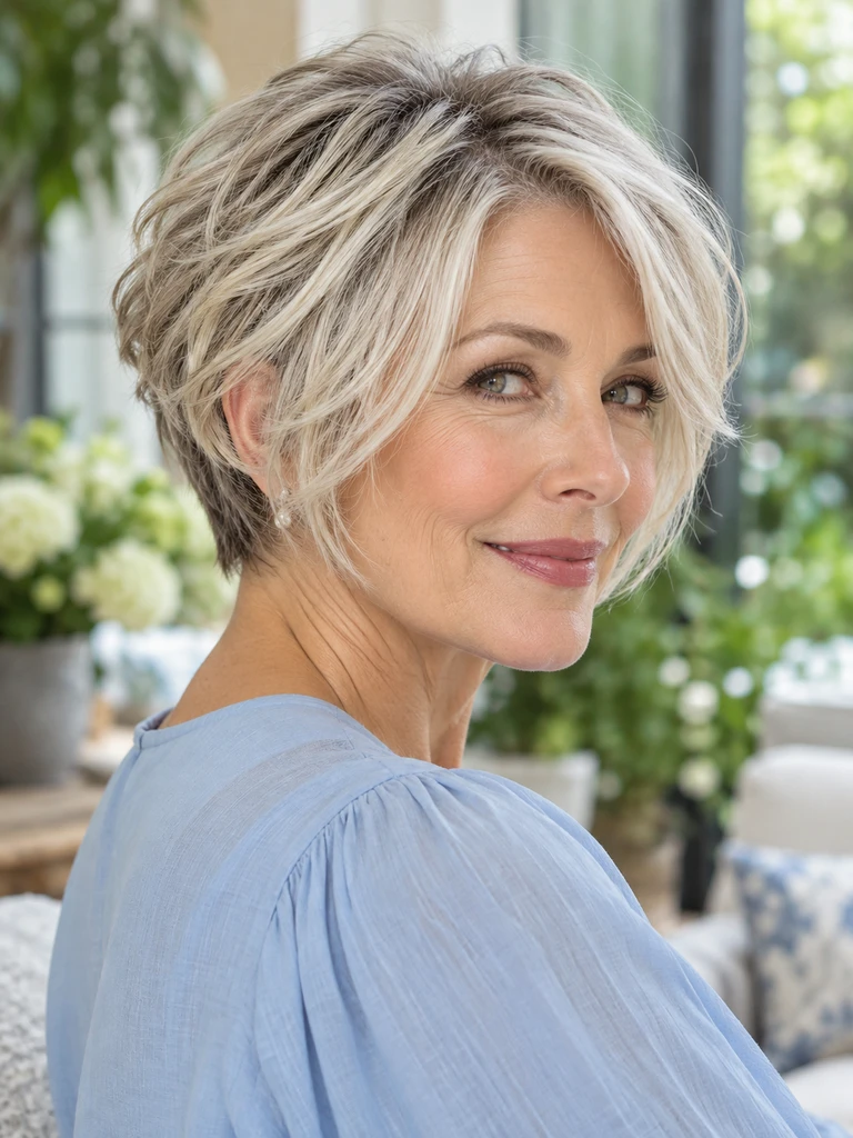 45 Feminine Short Haircuts for Women Over 60 That Feel Soft, Modern, and Flattering - image 23