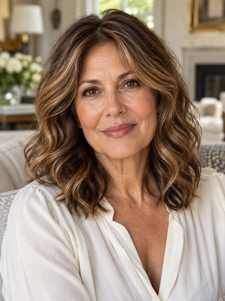 45 Best Hair Colors for Women Over 60 With Medium-Length Hair - image 24
