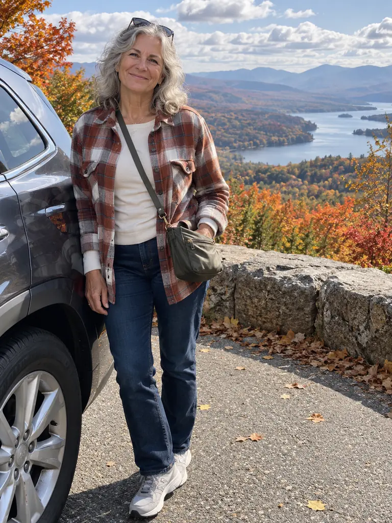 45 Chic Fall Travel Outfits for Women Over 60 for Effortless Autumn Style - image 24