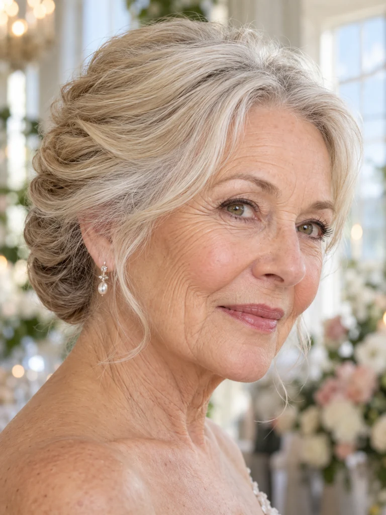45 Graceful Wedding Hairstyle for Women Over 70 Ideas Perfect for Mature Hair - image 24