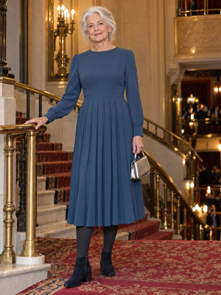 45 Warm Midi Dresses for Women Over 70 for Effortlessly Elegant Winter Style - image 24
