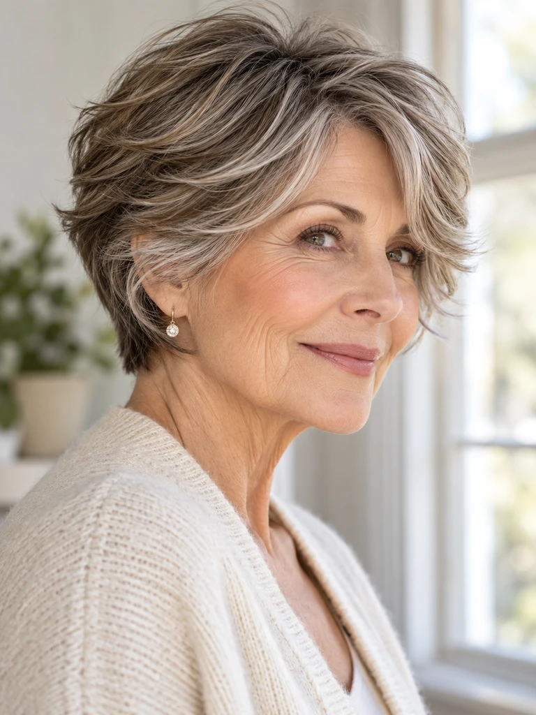 45 Feminine Short Haircuts for Women Over 60 That Feel Soft, Modern, and Flattering - image 24
