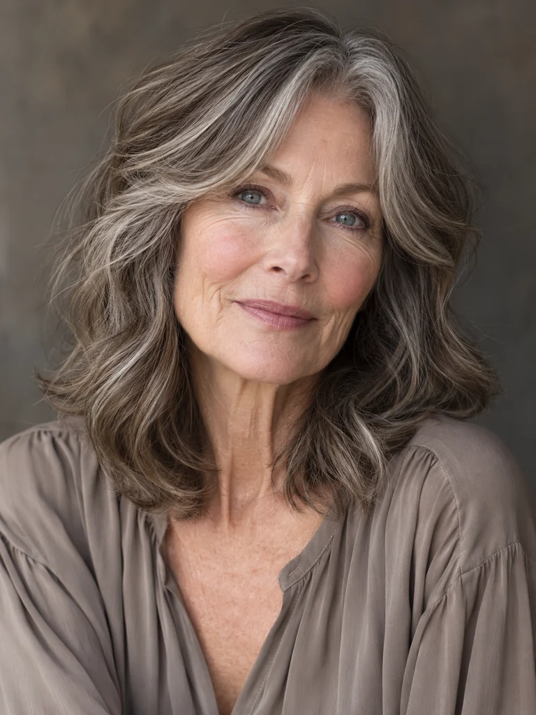 45 Best Hair Colors for Women Over 60 With Medium-Length Hair - image 26