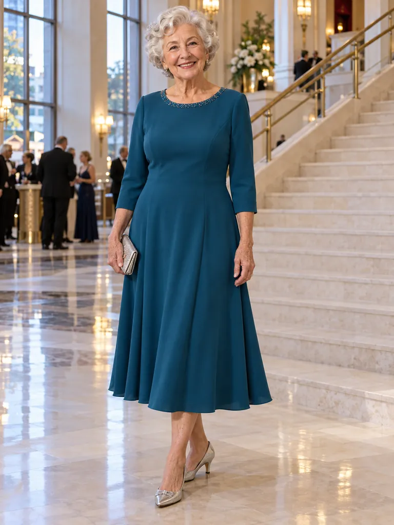 45 Classy Jewel Tone Dresses for Women Over 70 That Never Go Out of Style - image 26