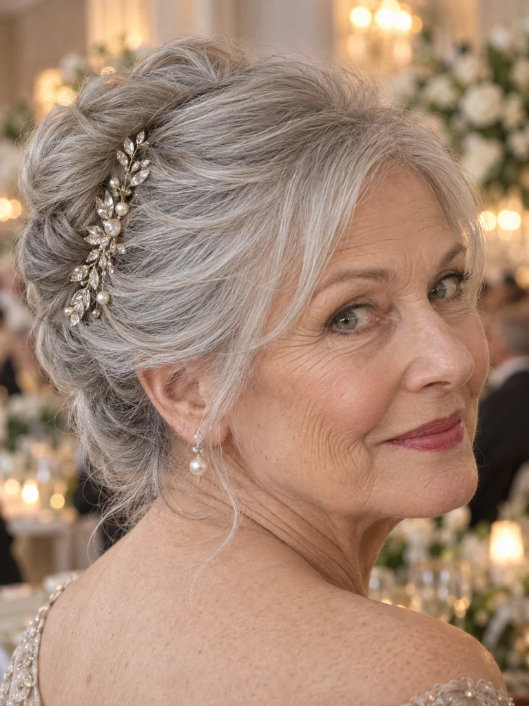 45 Graceful Wedding Hairstyle for Women Over 70 Ideas Perfect for Mature Hair - image 27