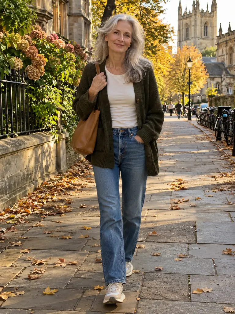 45 Chic Fall Travel Outfits for Women Over 60 for Effortless Autumn Style - image 28