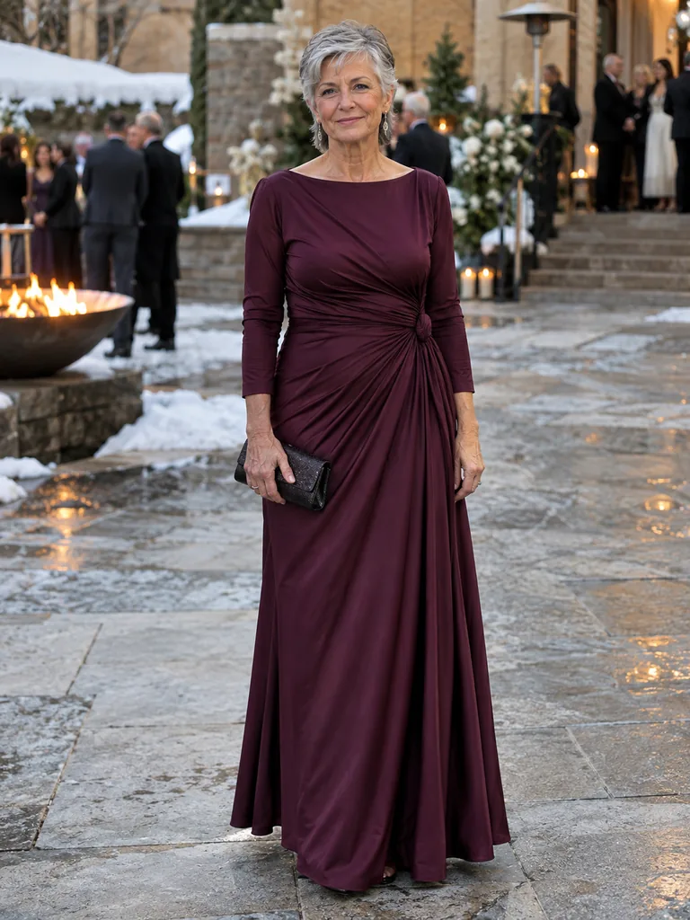 45 Classy Winter Wedding Dresses for Grandma to Look Beautiful - image 30