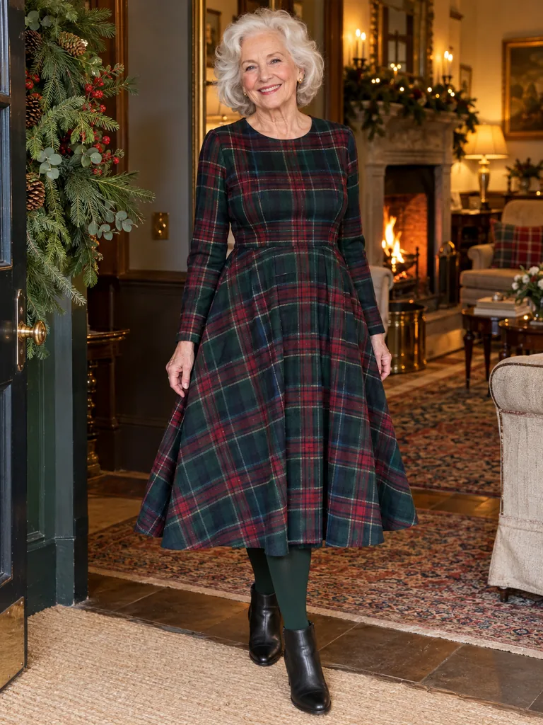 45 Warm Midi Dresses for Women Over 70 for Effortlessly Elegant Winter Style - image 30